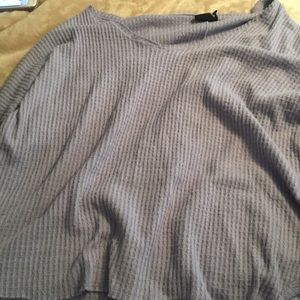 oversized waffle shirt